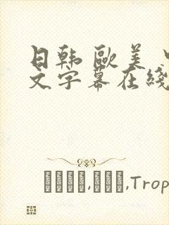 日韩 欧美 中文字幕在线视频