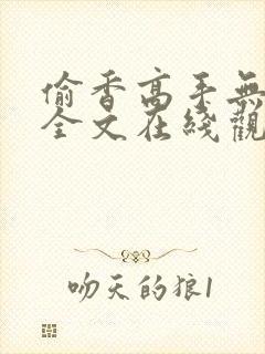 偷香高手无删减全文在线观看