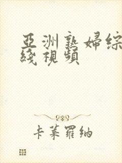 亚洲熟妇综合在线视频