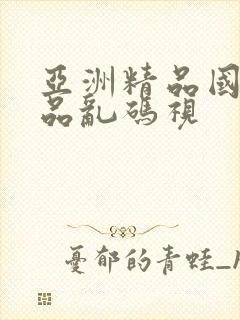 亚洲精品国产精品乱码视