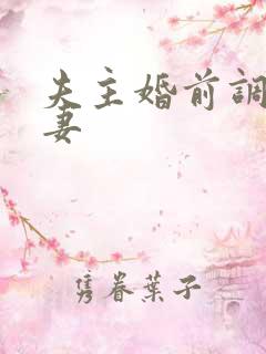 夫主婚前调教奴妻
