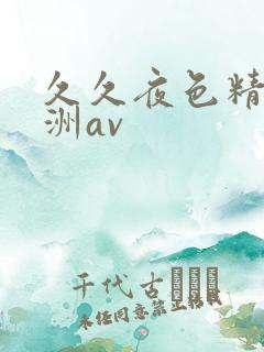 久久夜色精品亚洲av
