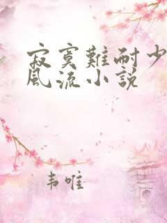 寂寞难耐少妇的风流小说