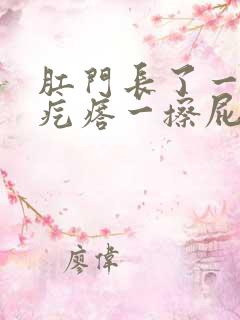 肛门长了一个肉疙瘩一擦屁股就疼