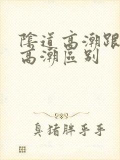 阴道高潮跟阴蒂高潮区别