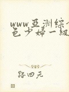 www亚洲综合色少妇一级av