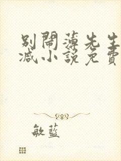 别闹薄先生无删减小说免费阅读