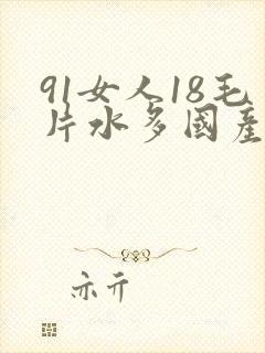 91女人18毛片水多国产