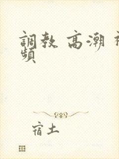 调教 高潮 视频