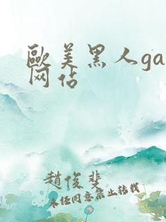 欧美黑人gay网站