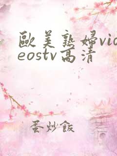 欧美熟妇videostv高清