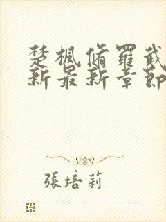 楚枫修罗武神更新最新章节