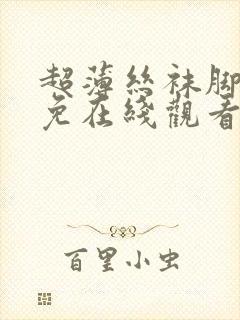 超薄丝袜脚交足免在线观看