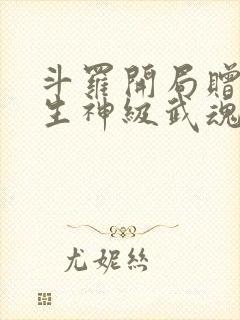 斗罗开局赠送双生神级武魂