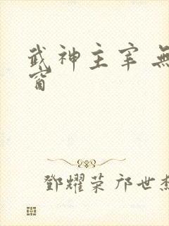 武神主宰 无弹窗