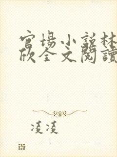 官场小说林峰宁欣全文阅读免费无弹窗