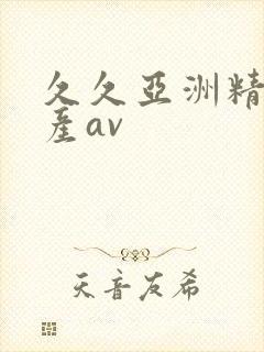 久久亚洲精品国产av