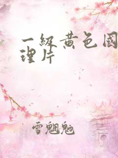 一级黄色国产伦理片