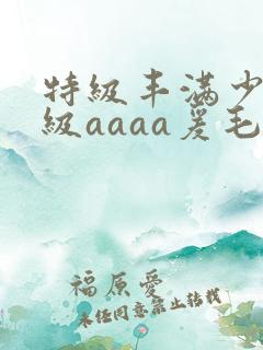 特级丰满少妇一级aaaa爰毛气