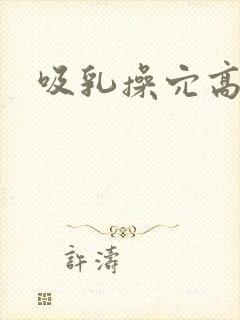 吸乳操穴高小说