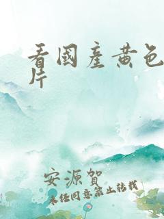 看国产黄色一级片