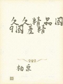 久久精品国产99国产精