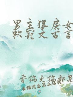 男主狠戾女主娇软宠文古言