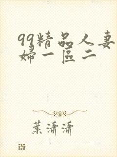 99精品人妻少妇一区二