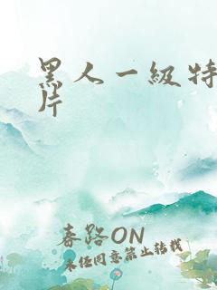 黑人一级特黄大片