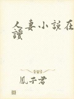 人妻小说在线阅读