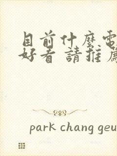 目前什么电视剧好看 请推荐一下