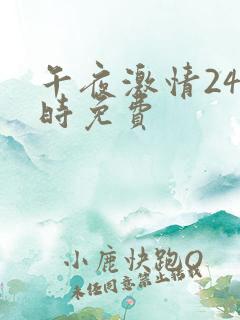 午夜激情24小时免费