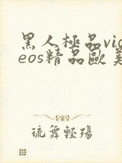 黑人极品videos精品欧美棵