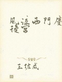 风流西门庆猎艳后宫
