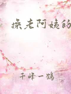 操老阿姨的屁股