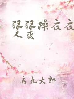 狠狠躁夜夜躁人人爽