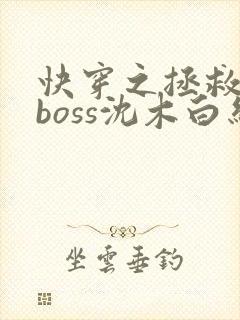 快穿之拯救黑化boss沈木白结局