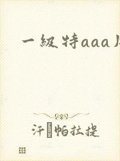 一级特aaa片