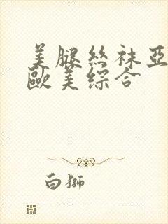 美腿丝袜亚洲区欧美综合