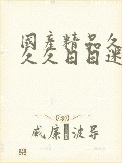 国产精品久久久久久日日迷