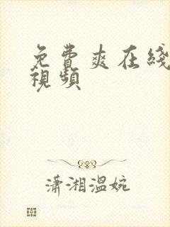 免费爽在线观看视频