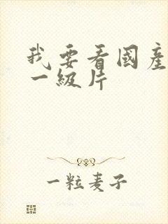 我要看国产黄色一级片