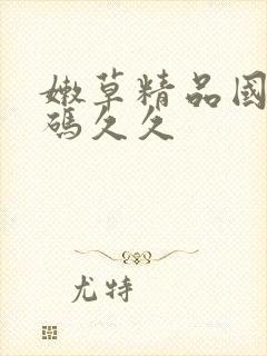 嫩草精品国产乱码久久