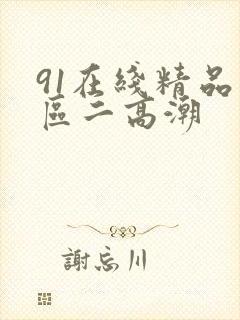 91在线精品一区二高潮