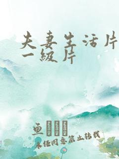 夫妻生活片黄色一级片