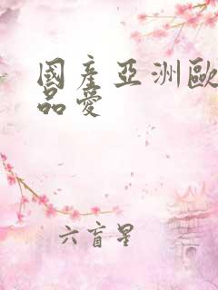 国产亚洲欧美精品爱