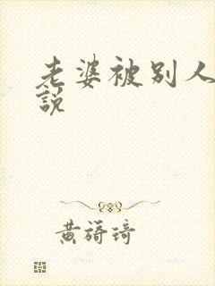 老婆被别人艹小说