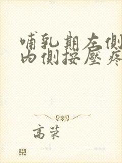 哺乳期左侧乳房内侧按压疼痛