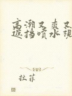 高潮又爽又黄无遮挡喷水视频