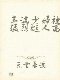 丰满少妇被粗大猛烈进人高清